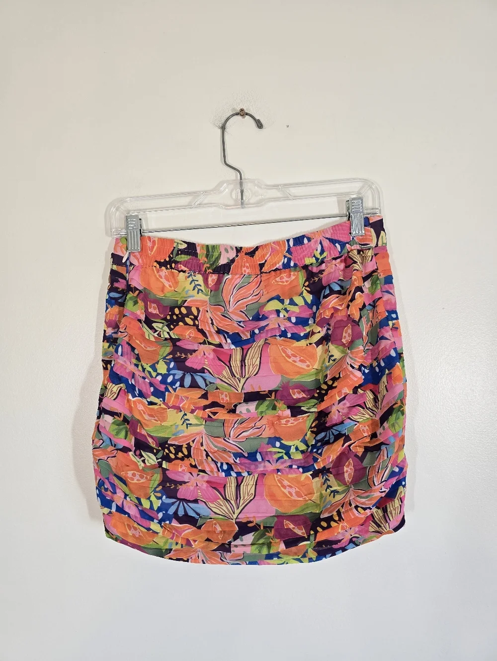 Rococo Sands Surplice Hem Skirt Mix Fruit Small New Flawed